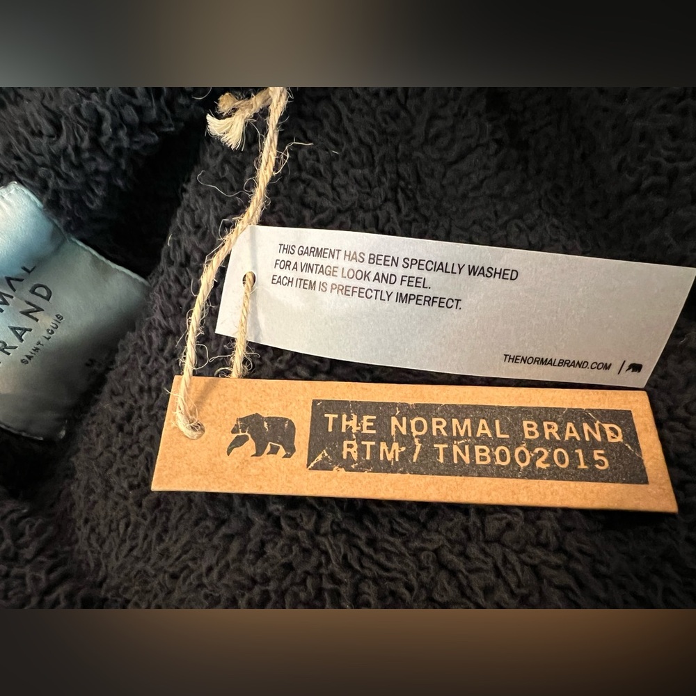 The Normal Brand Women's Denim Moto Jacket, Faded Black, Size Medium, NWT - Picture 8 of 8